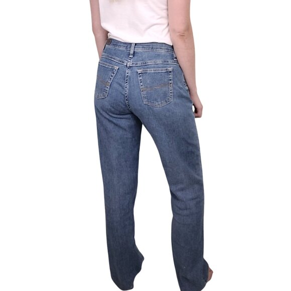 Vintage LEE RIDERS Blue Denim Jeans Straight Leg Relaxed Fit size 6/30in waist - Picture 7 of 10